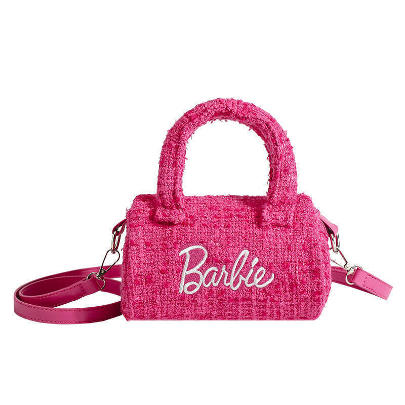 New LS Womens Small Fragrance Premium Feeling Cylindrical Handbags Pillow Shape Fashion Single Shoulder Bag Casual Cross Wear Bags. 