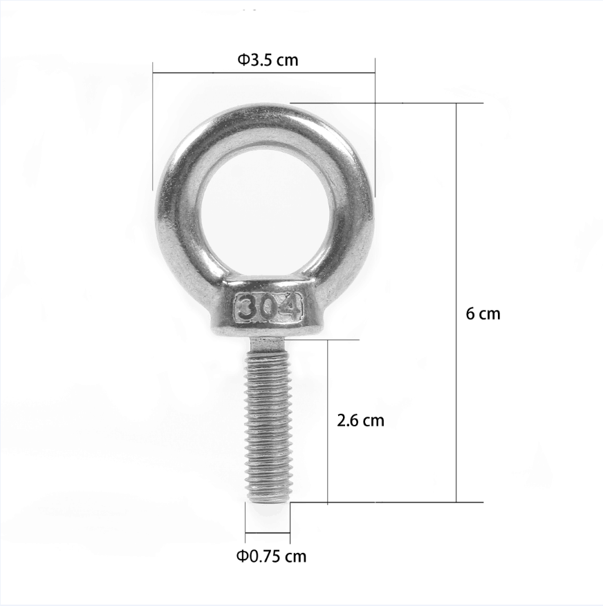 screw with round hole