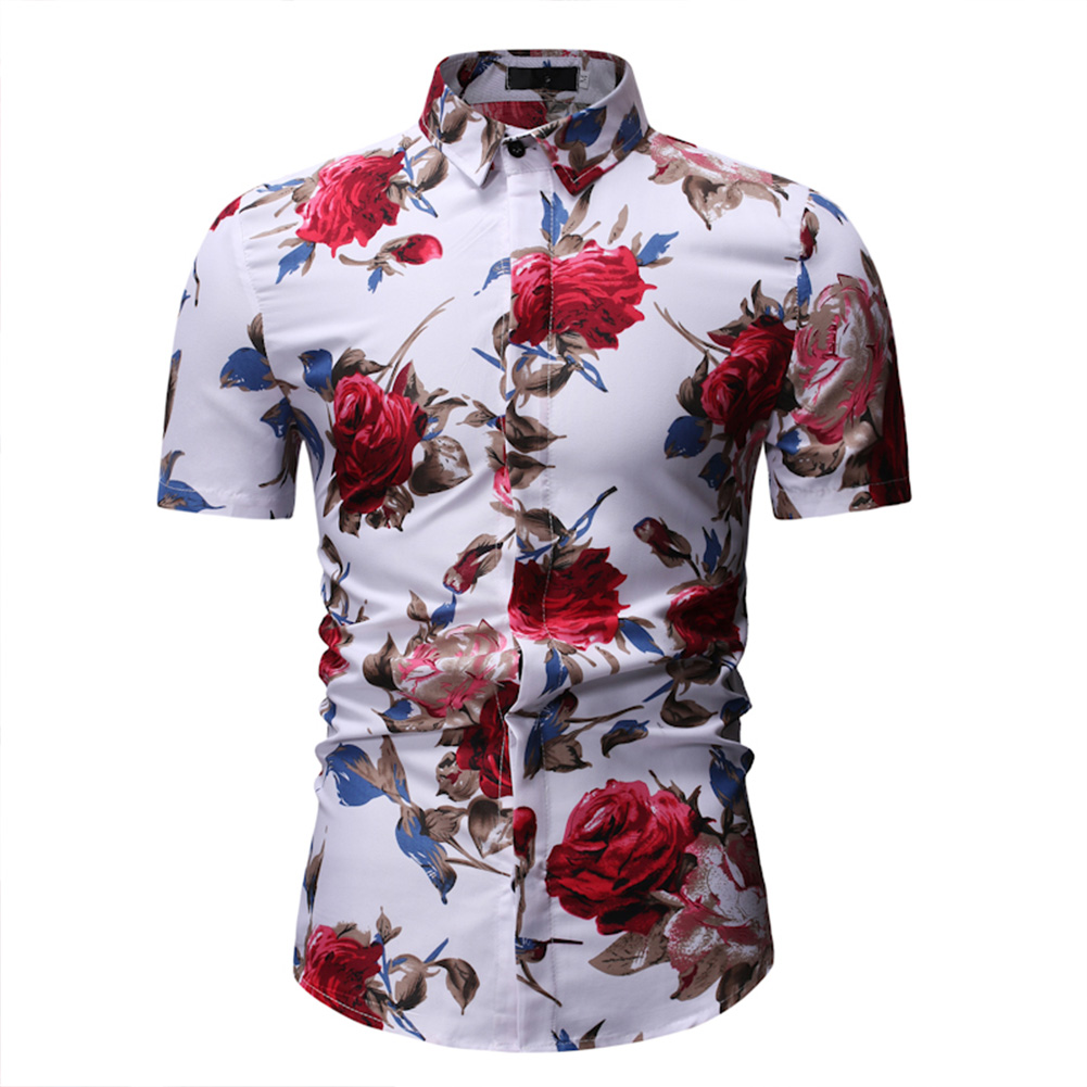 Red rose printed shirt Clearance