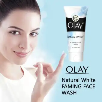 olay natural white cleansing face wash 100ml price