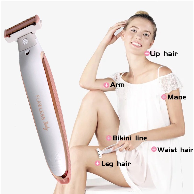 finishing touch flawless body rechargeable ladies shaver and trimmer