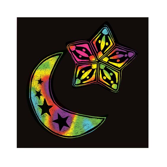 Melissa & Doug - Scratch Art Box of Rainbow Mini Notes. 