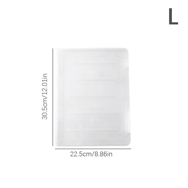【HOT】 File Box Slim Document Case Portable Project Case Transparent ...