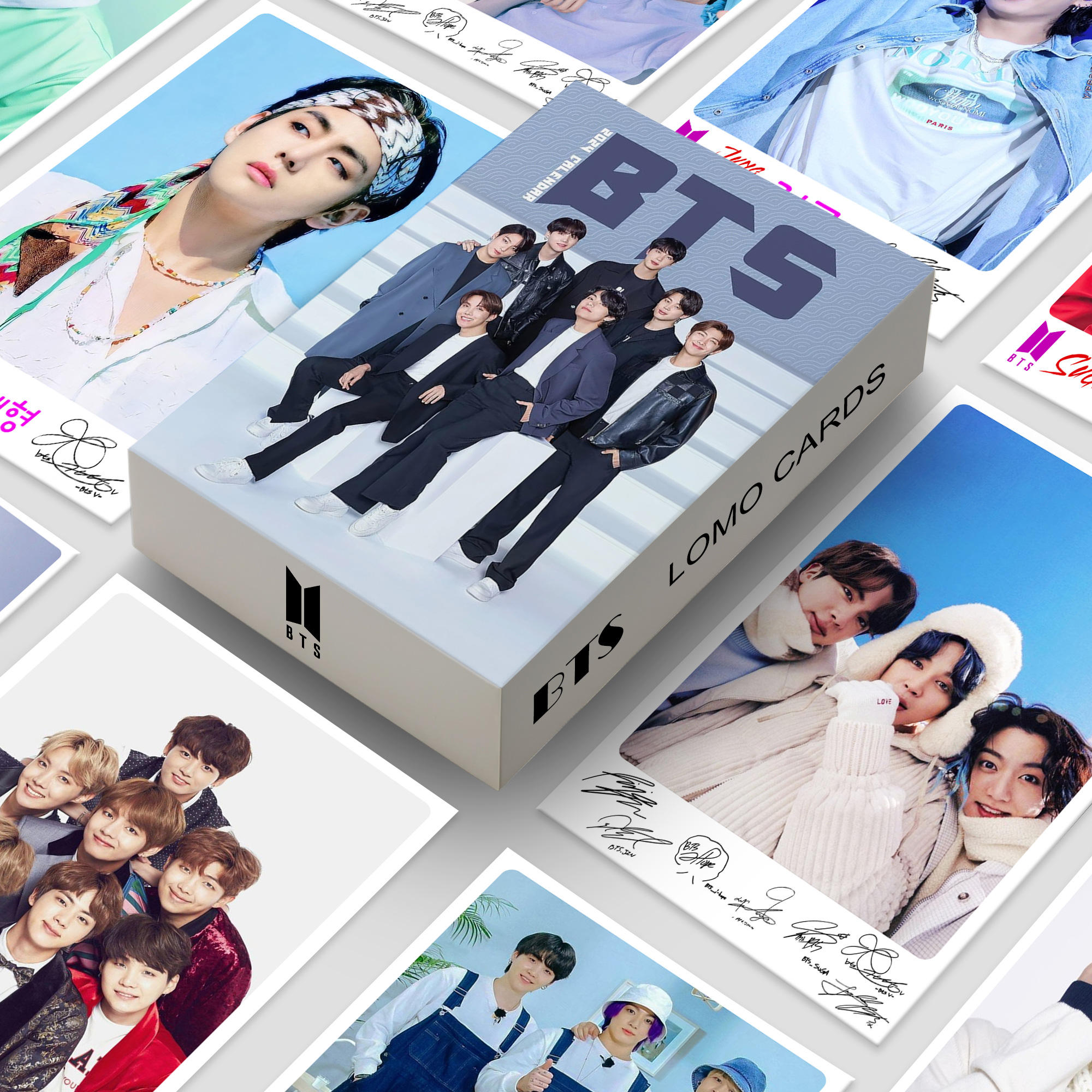 KPOP BTS Photocards JungKook, Taehyung, Jimin, SUGA, Jin, RM, J