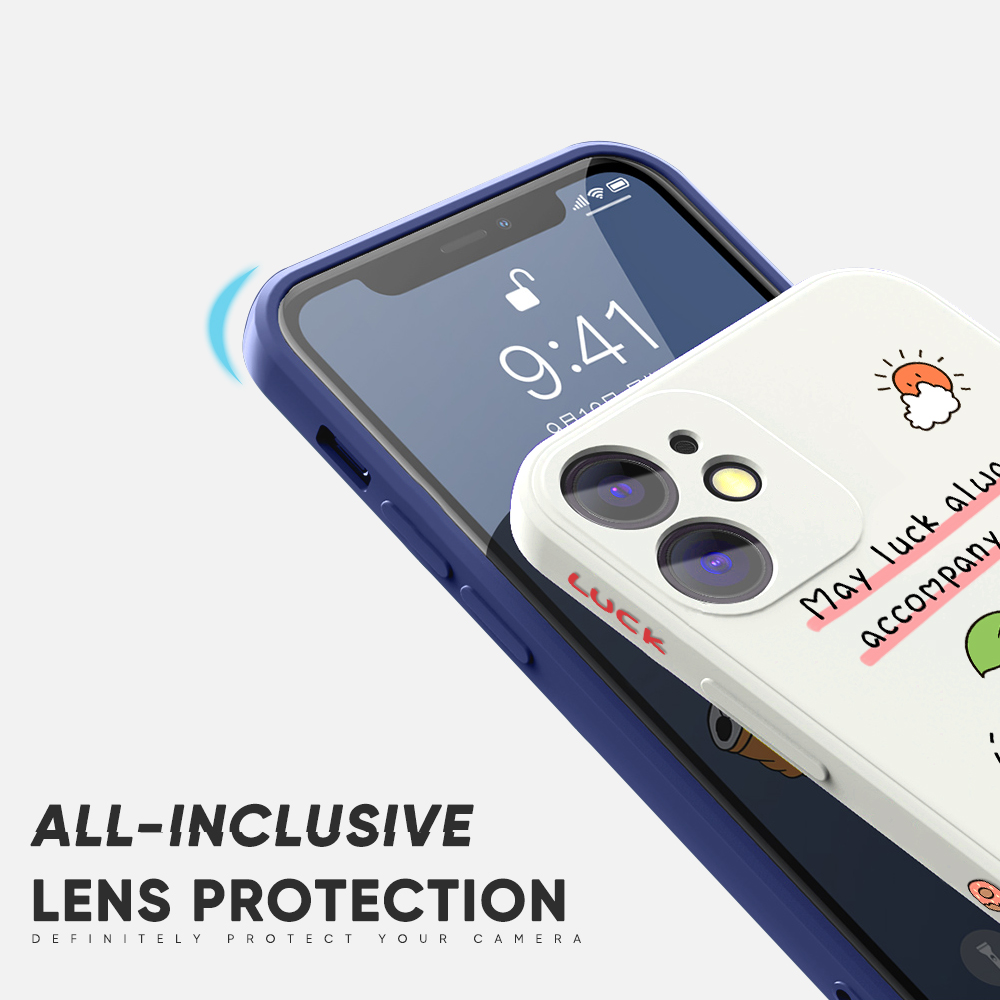 FHKL for Realme X50 Pro 5G Back Cover Cherry Girl Side design Soft Case Multicolor Liquid Silicone Phone Cases. 