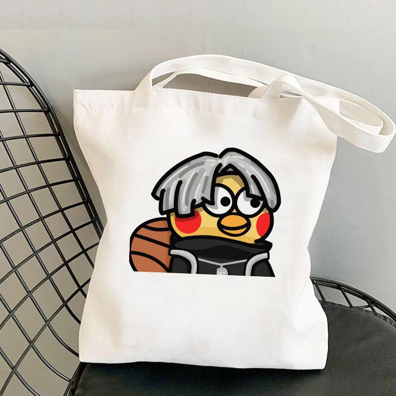 Chicken You Are So Beautiful Canvas Bag Personalized Patterns You Play Basketball like Cai Xukun Shoulder Bag Student Book Portable. 