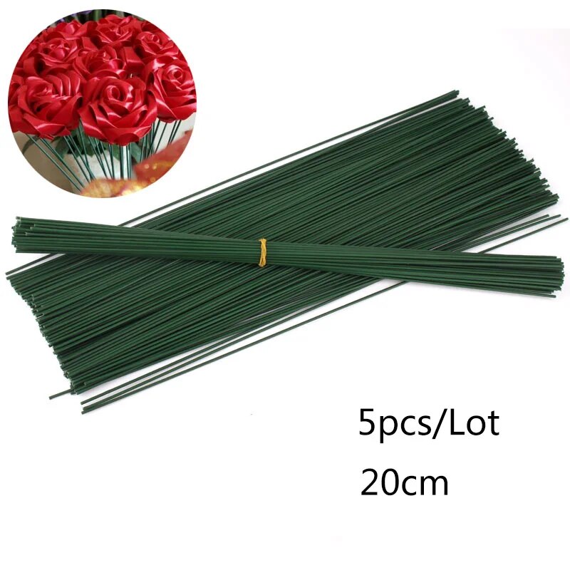 【Hannah Martin Official Store】1PC 30 Yard Green Stem Tape Stationery DIY Decorative ing Tape Stretchy Tape Nylon Flower Supplies