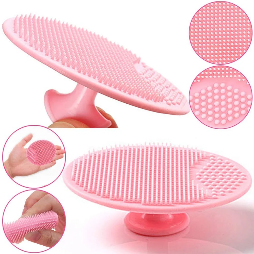 Baby Silicone Bath Brush Cradle Cap Scrubbers Exfoliating and Massaging Brush Scalp Care Scrubber for Hair Care And Body CareBasketball. 