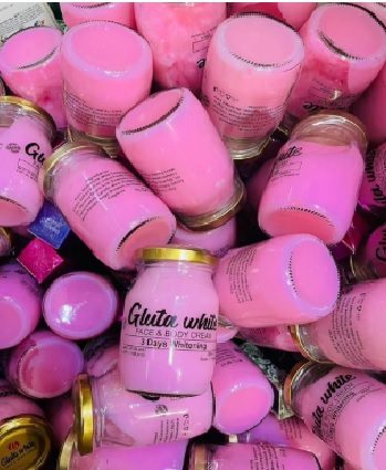 Gluta White Face and Body Lotion 100% Made in Thailand - 200ml Pink. 