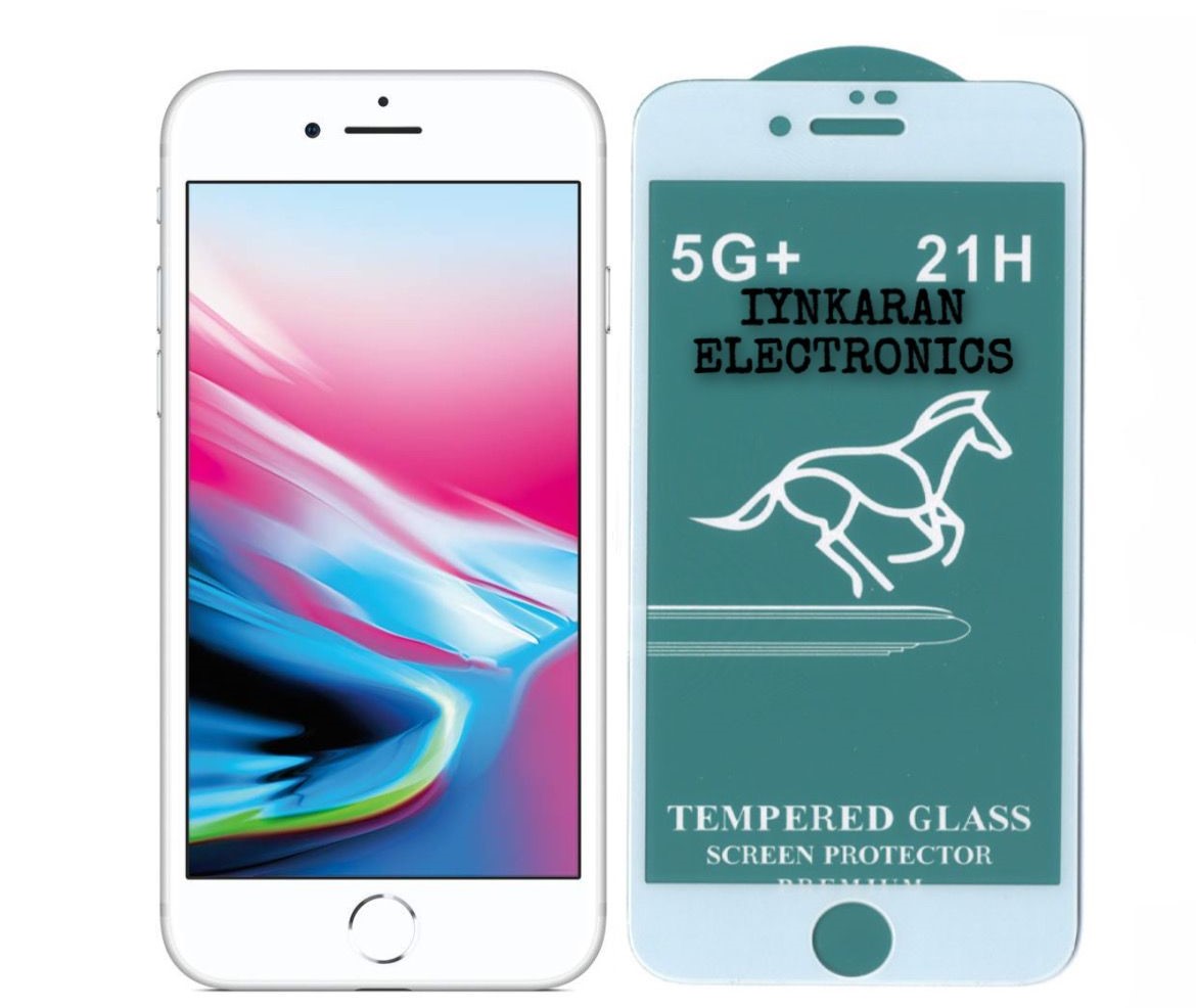 White Tempered Glass 21H for iPhone 6, 6s, Plus, 6s Plus, 7,