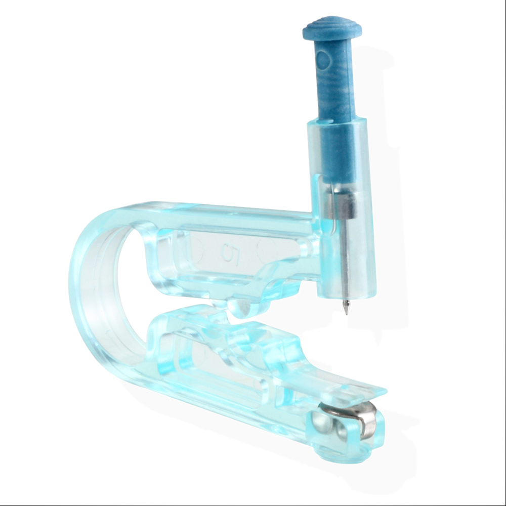 Ear Piercing Gun Healthy Safety Sterile Disposable Body Ear Nose Gun with Tool Kit + Metal Stud Earring Stainless Steel. 