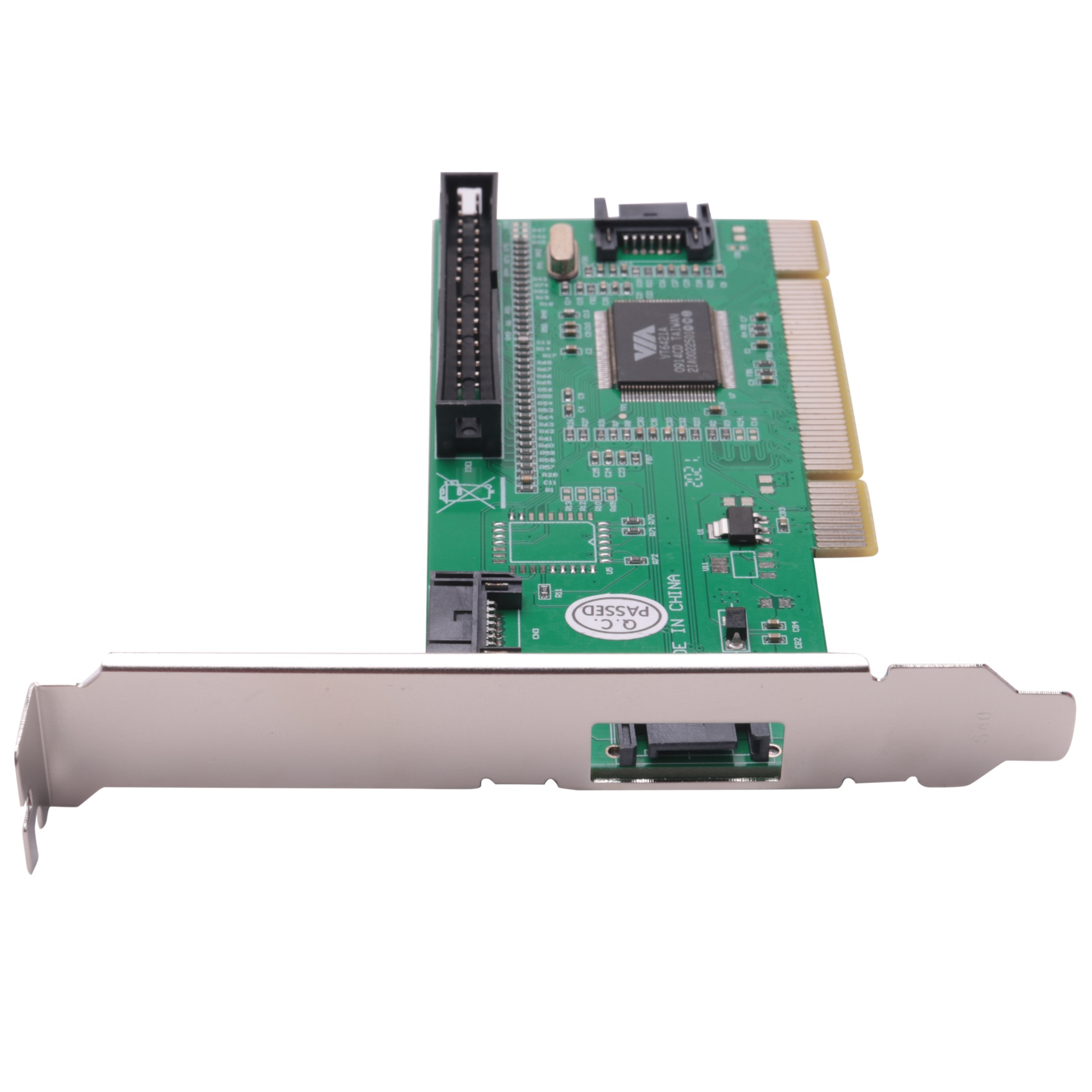 4 Port SATA PCI Expansion Card &IDE VIA VT6421a chipset. 