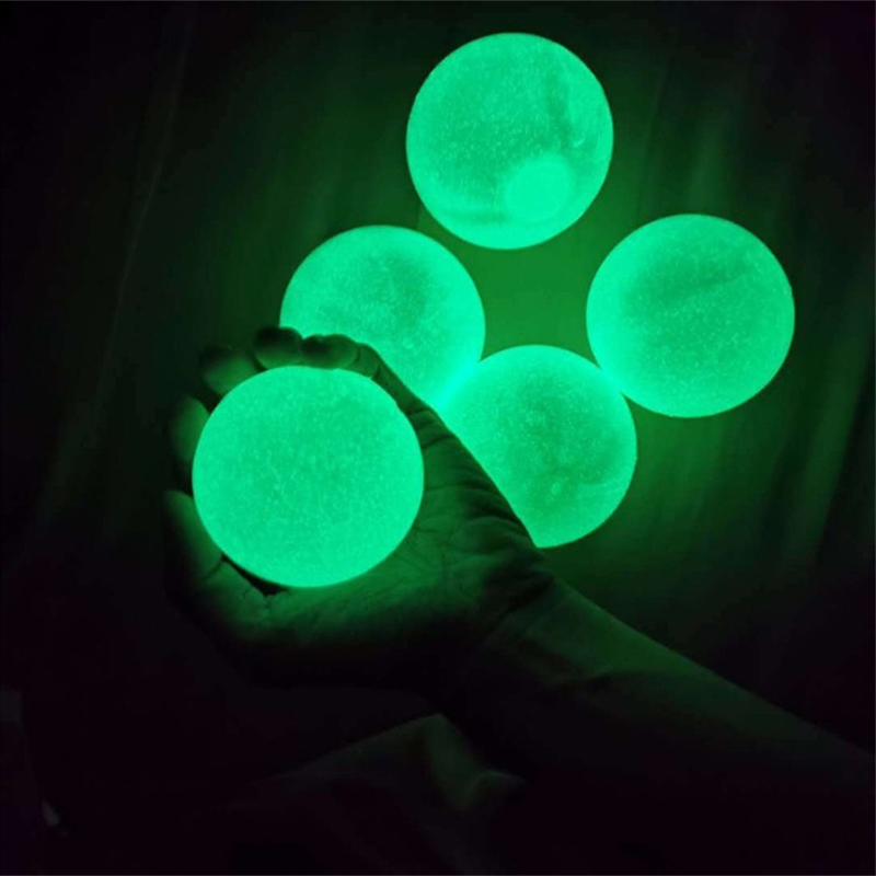 4pcs/set Stick Wall Ball Decompression Ball Sticky Squash Ball Globbles Balls. 