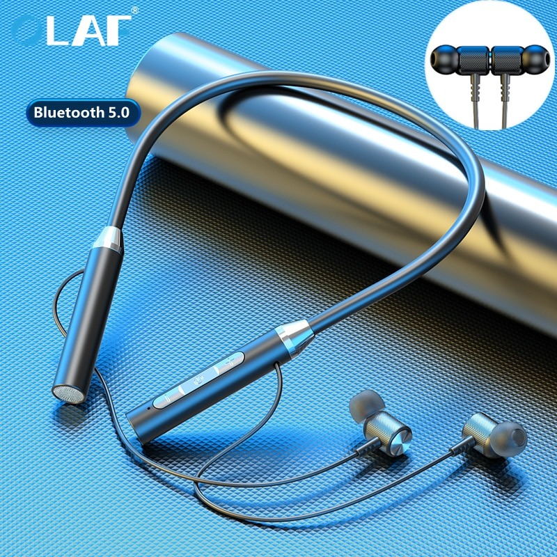 Wireless Headphones Bluetooth 5.0 Neckband Earphones Magnetic Sports Waterproof TWS Earbuds Bluetooth Headset With Microphone Mic. 