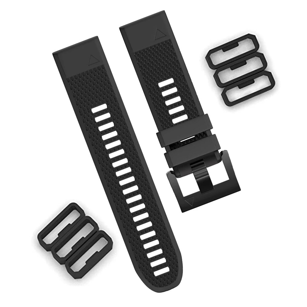 【Miga Plaza】CICI Smart Watches Band Rings Watch Strap Loop 20mm 22mm 26mm Watch Band Holder Watch Buckle Silicone Band. 