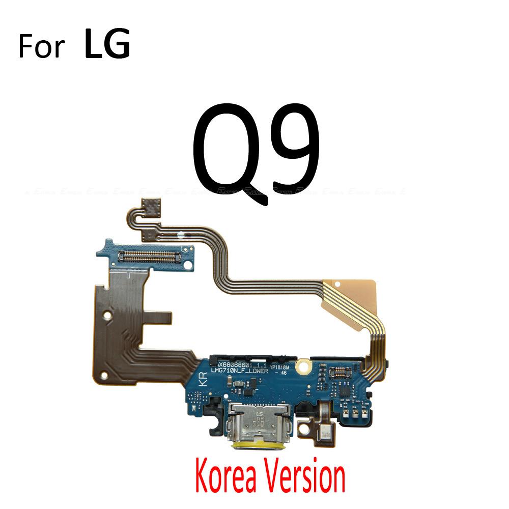 USB Charging Port Dock Plug Connector Charger Board Microphone Flex Cable Parts For LG Q7 Plus Alpha Q7a Q8 Q9 Q51 Q61 Q92 5G. 