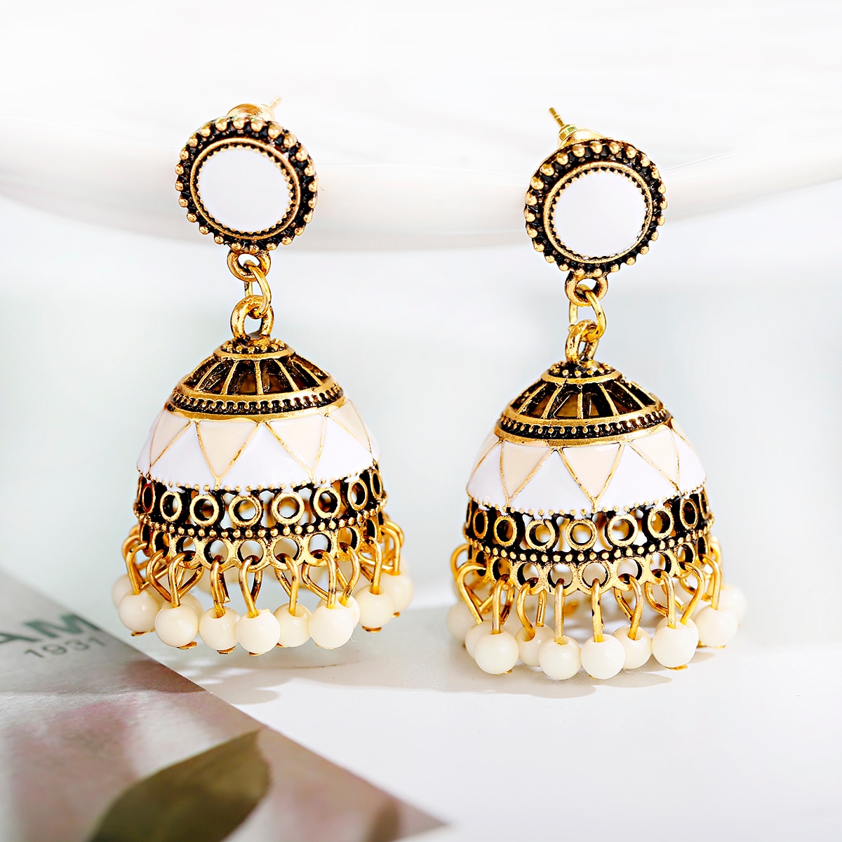 indian tassel earrings