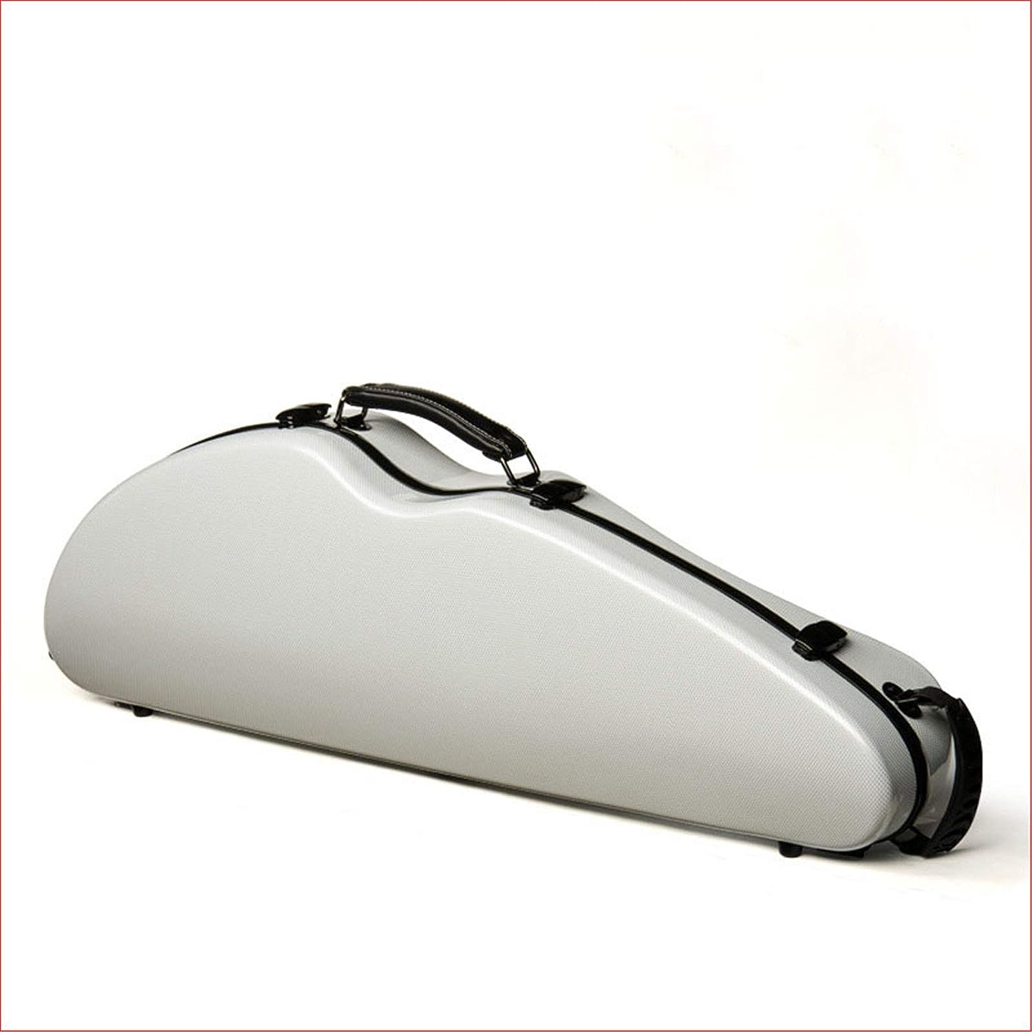 Half Moon Model Violin Case 4/4 Mixed Carbon Fiber Strong & Light case with Hygrometer. 