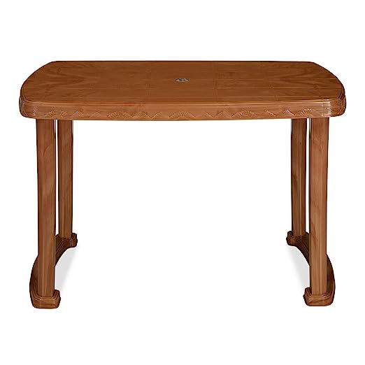 Plastic table Rectangular Shape Plastic Dining Table for Home, Dining Room, Office, Restaurants, Cafeterias, Garden, Indoor & Outdoor. 
