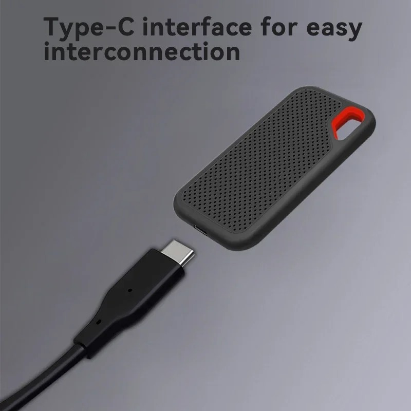 Lenovo Original SanDisk Portable External SSD Hard Drive 2TB 1TB 512TB Speed 1050M HHD Hard Drive Solid State Disk for Laptop. 