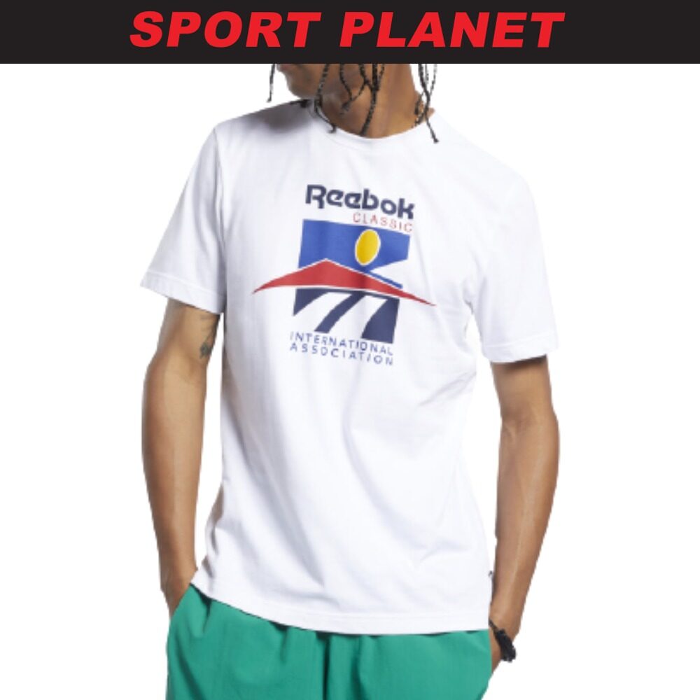 Reebok Men Classic International Short Sleeve Tee Shirt Baju