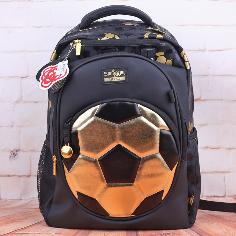 Smiggle gold football online bag