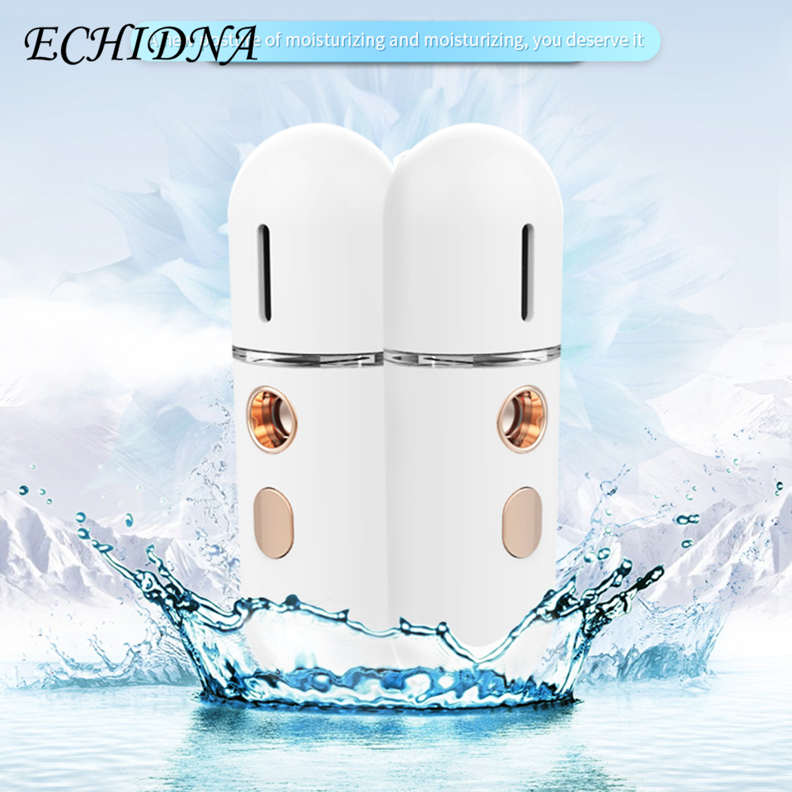 Cold Spray Face Steamer Wireless Moisturizing 180mAh USB Charging Water Mist Sprayer for Outdoor. 