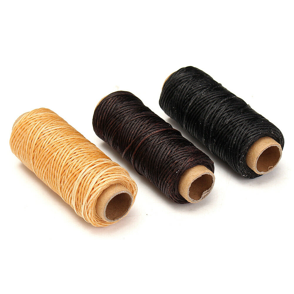 13 Pc Professional Leather Craft Tools Wooden DIY Handle Awls Hand