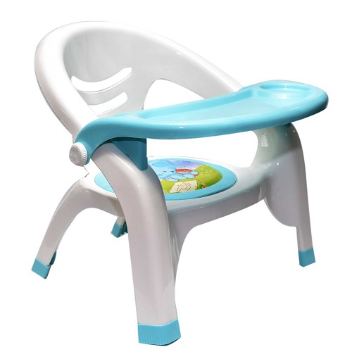 Baby Portable With Peep Music Sound Cushioned feeding chair Kids learning Comfortable