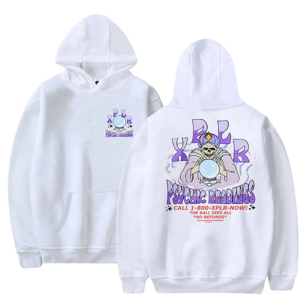 2023 XPLR Psychic Reading Hoodie Sam And Colby Merch Hoodies For Men/Women Street Style Fashion Sweatshirt Long Sleeve Hoodies