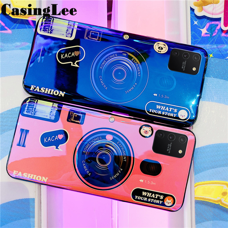 Protect Cover For Samsung Galaxy S10 Lite Case Shockproof Blu-ray Cute Camera Cartoon Design Silicone Phone Cases For Samsung S10 Lite Back Cover For girls and Boys. 