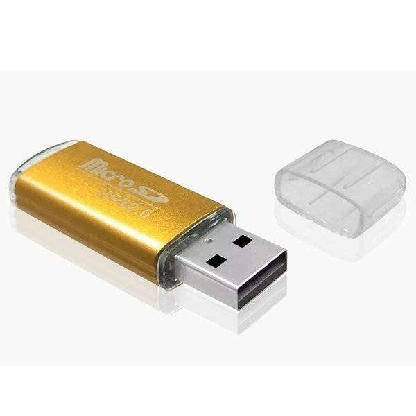 MINI Super Speed USB 2.0 Micro SD Card Reader. 