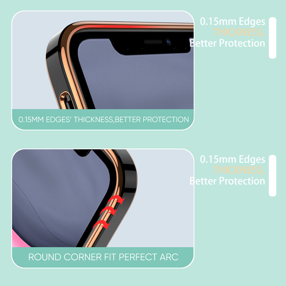 Jizetin (Free Lanyard) iPhone 8 Case Cute Cartoon Big Head Giraffe Luxury 6D Plating Soft Casing Silicone Ultra Thin Phone Cover. 