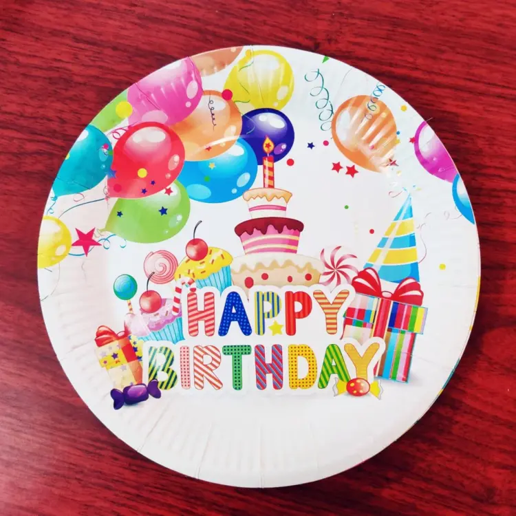 Birthday store party plates