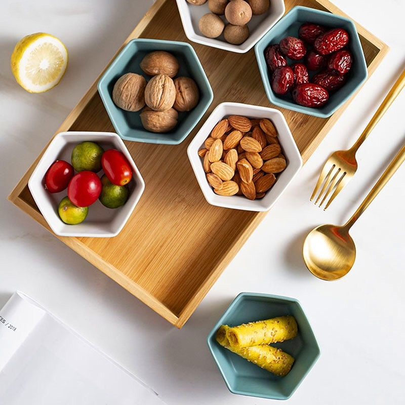 wooden Tray with Handle Kitchen tray - Wooden serving Tray Decoration Crafts (14x11x3 INCHES). 