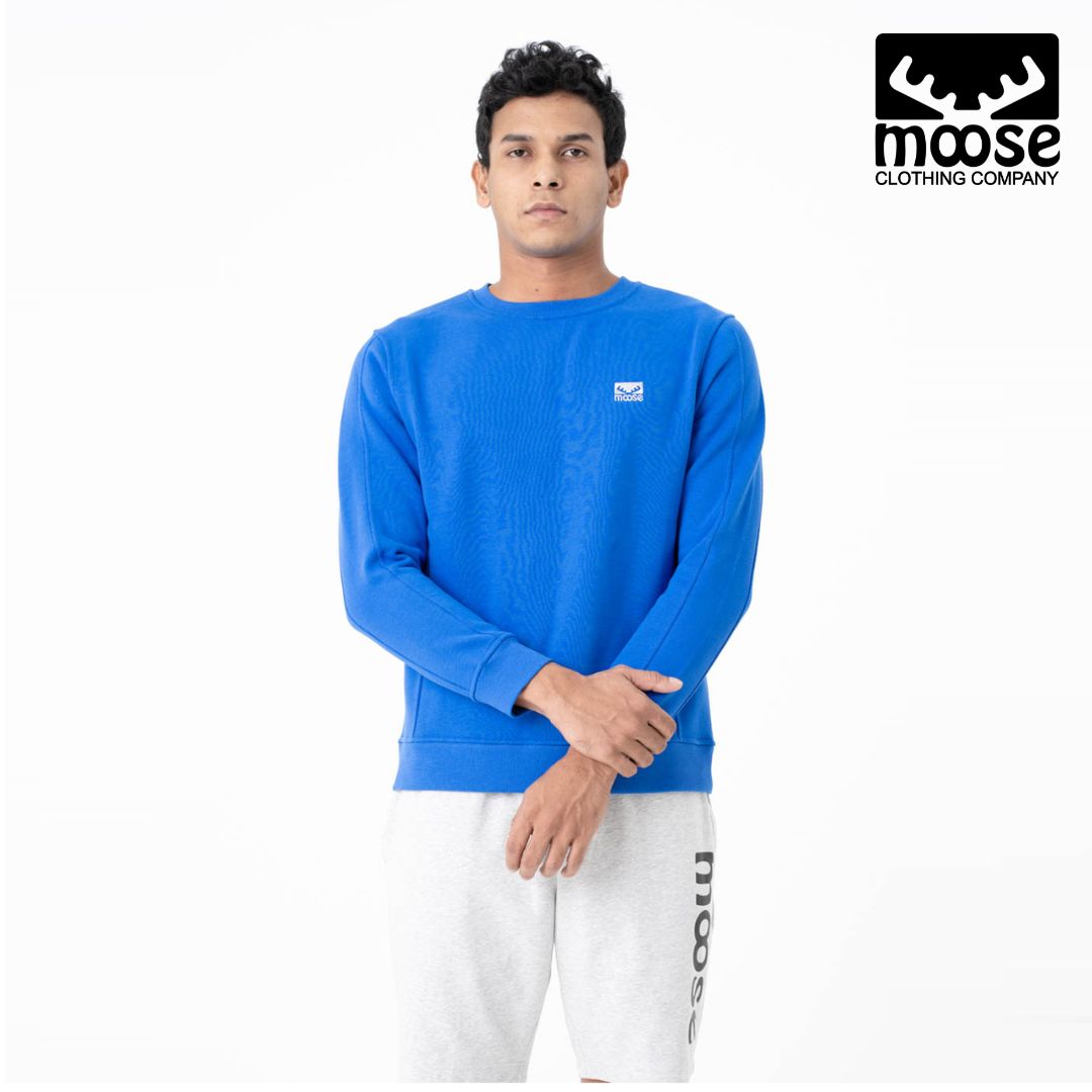 Moose Men’s Sweater - Blue Moon