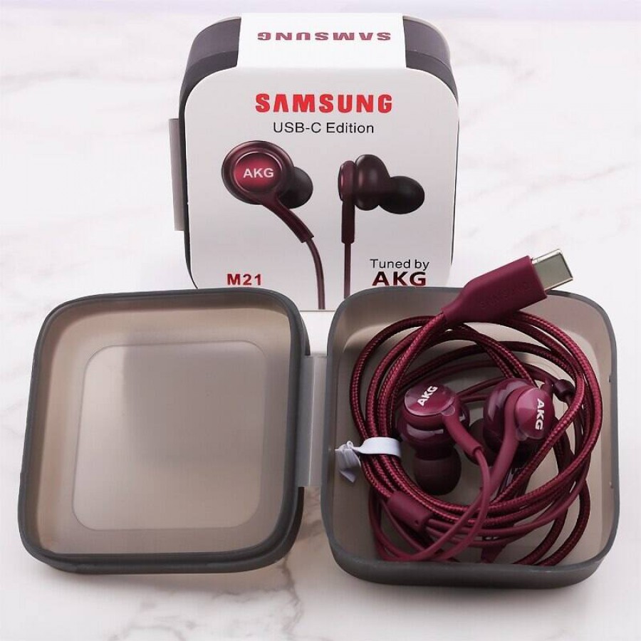 SAMSUNG M20 M21 Earphones ANC (SAE) Headset In-ear 3.5mm / Type C With Mic Wired For Galaxy S20 Note10 S10 S9 S8 S7 and all compatible phones/PCs. 