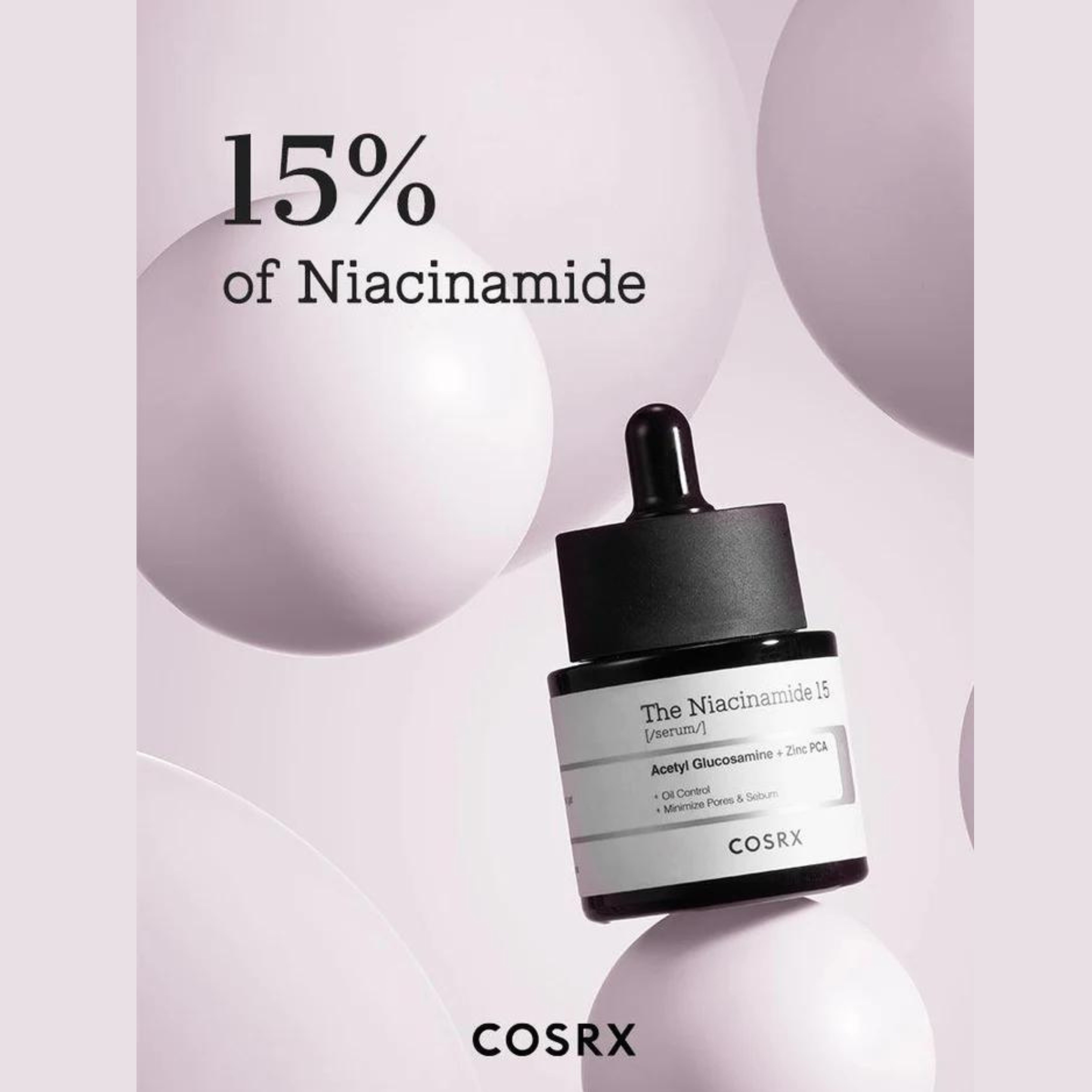 COSRX The Niacinamide 15 Serum. 