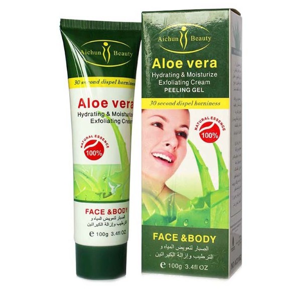 aloe vera hydrating & moisturizing peeling gel