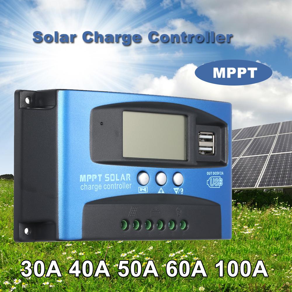 60a Mppt Solar Charge Controller Dual Usb Lcd Display Auto Solar Cell Panel Charger Regulator Buy Online At Best Prices In Srilanka Daraz Lk