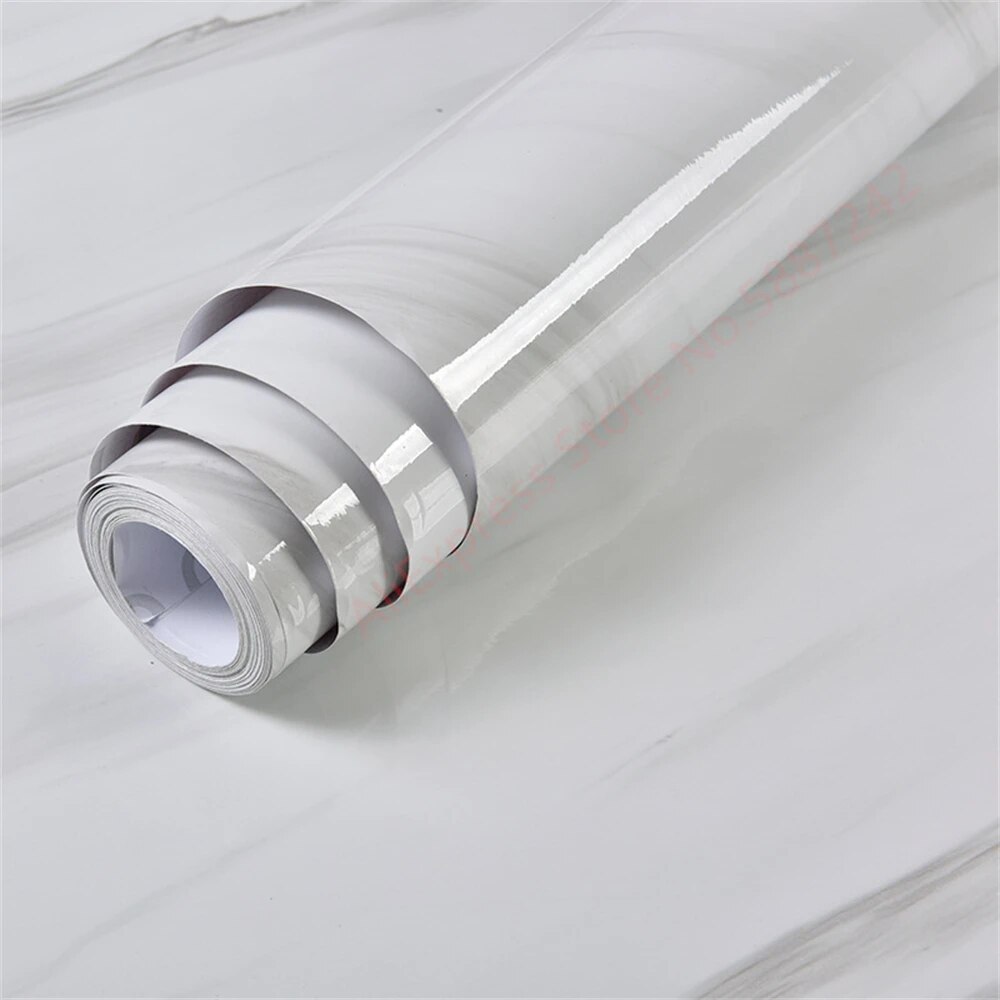 Marble Self Adhesive Wallpaper Roll Wall Stickers Decorative Vinyl Paper Kitchen Table Living