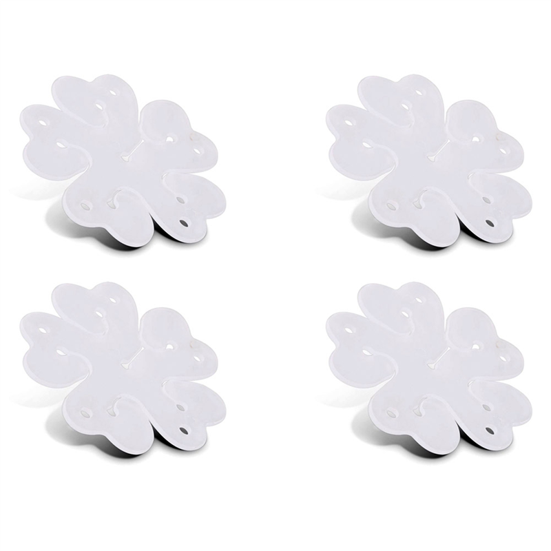 Pack of 200 Portable Flower Shape Balloon Clips Holder for Wedding Event Decorations Birthday Party Supplies