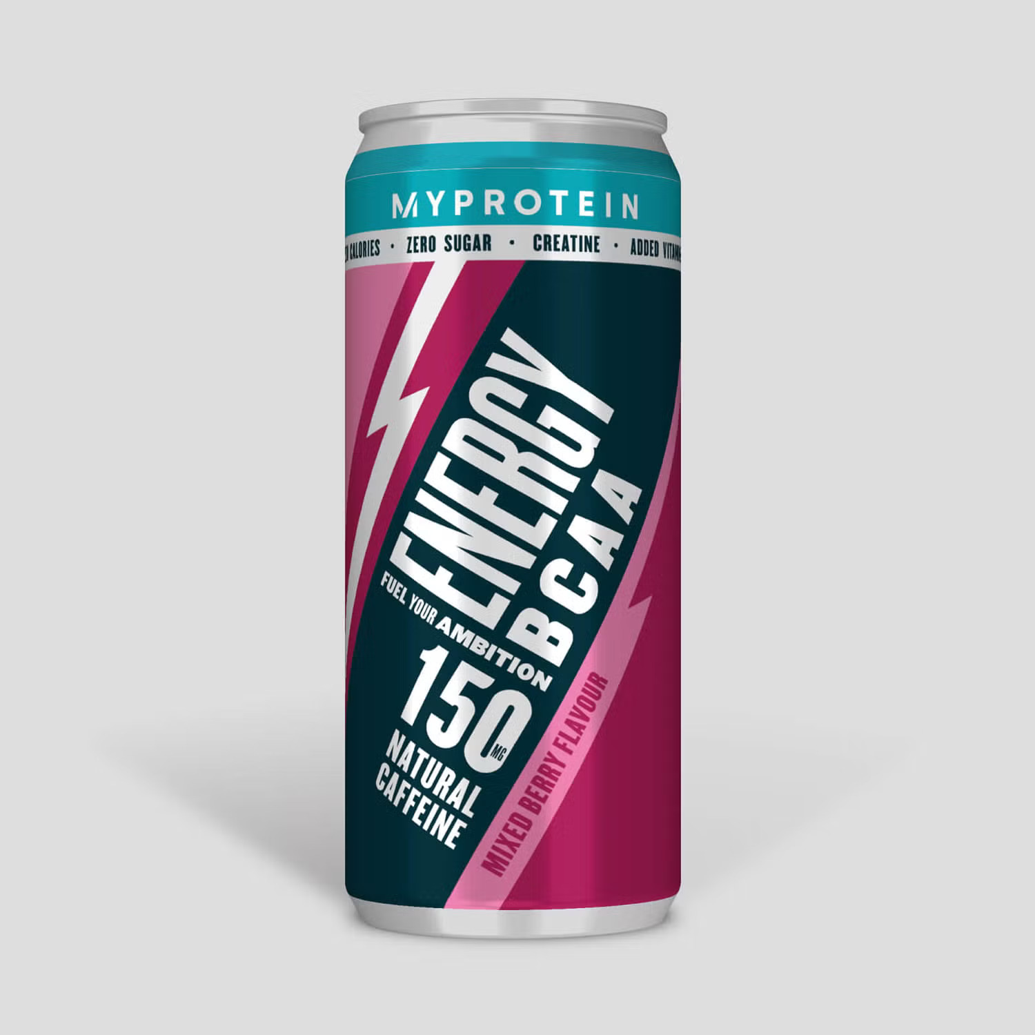MyProtein BCAA Energy Drink Mixed Berry 330ml Can. 