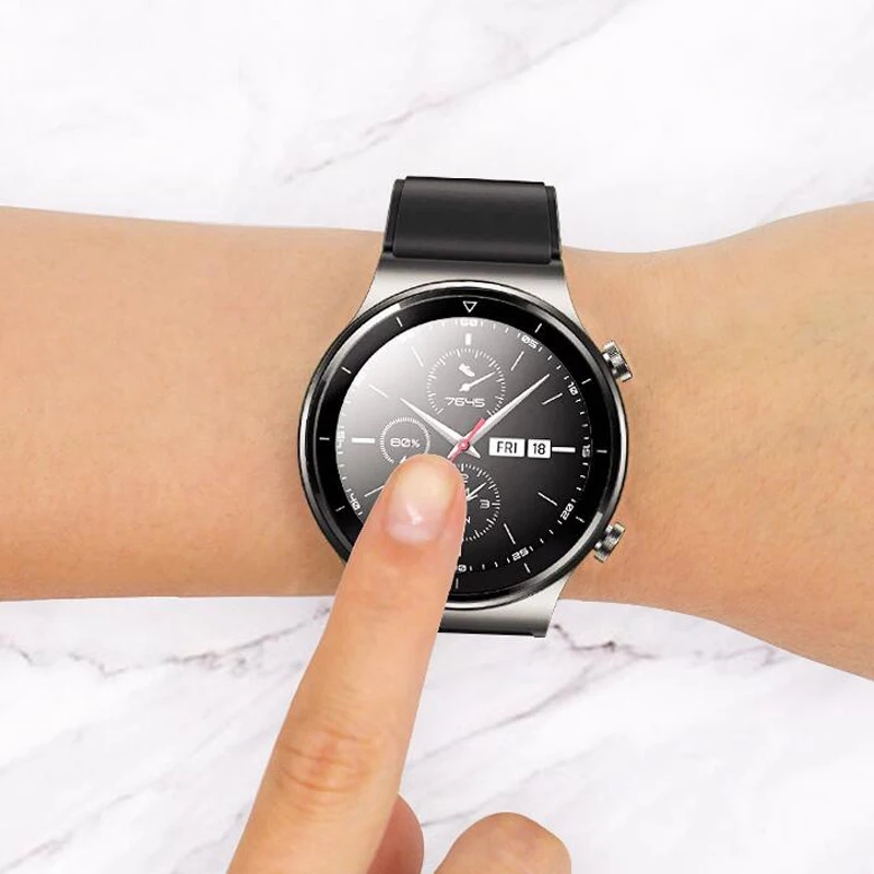 Huawei Watch GT 2 Pro 1Pc of Full Cover Soft Flexible Protective Film HD Scratch Proof Guard Cover Smart Watch Screen Protector Accessories(not glass). 