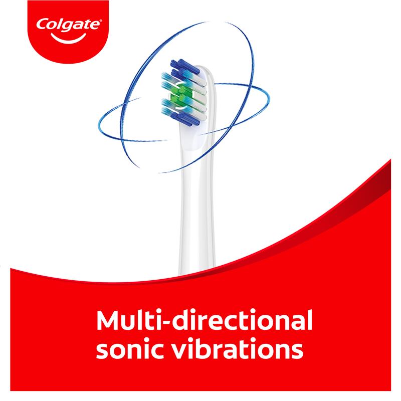 Colgate ProClinical 250R Deep Clean Rechargeable Electric Toothbrush with 2 Brush Heads. 