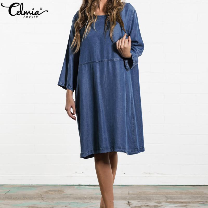 simple denim dress