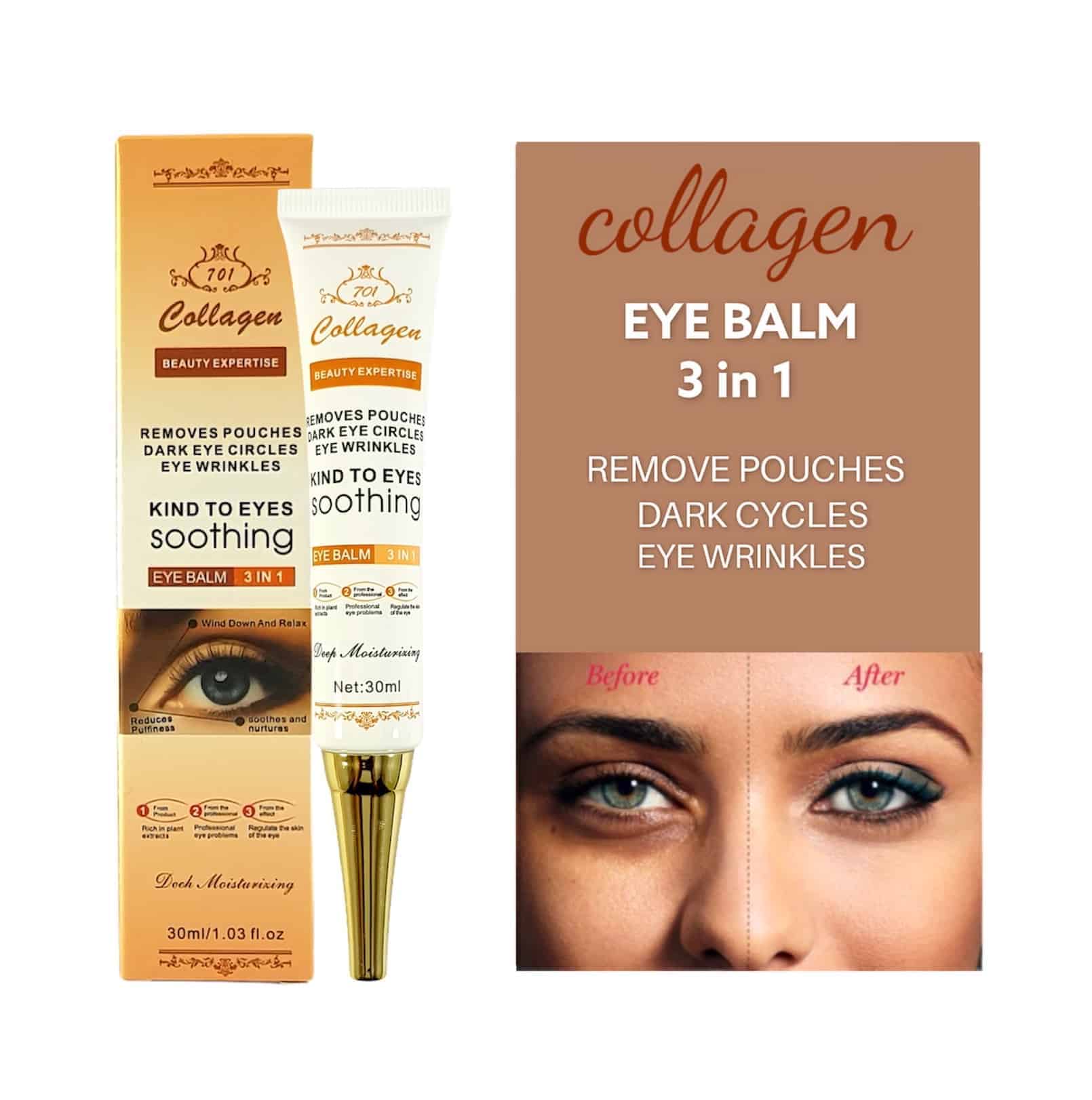 701 Collagen Anti-Dark Circle Collagen Eye Cream Essence Firming Eye Care 30ml