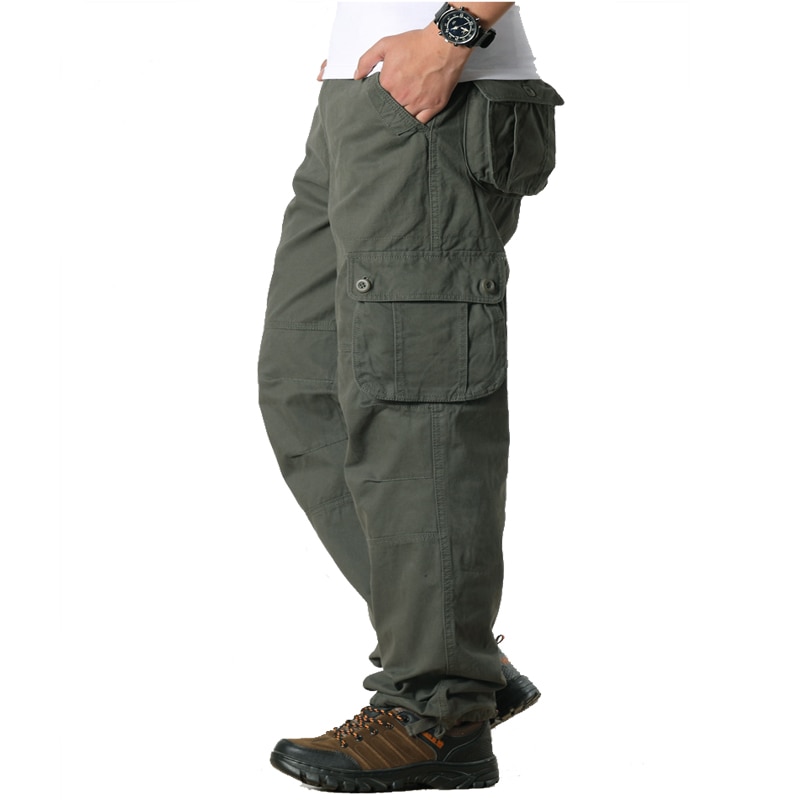 Men's Cargo Pants Casual Multi Pockets 