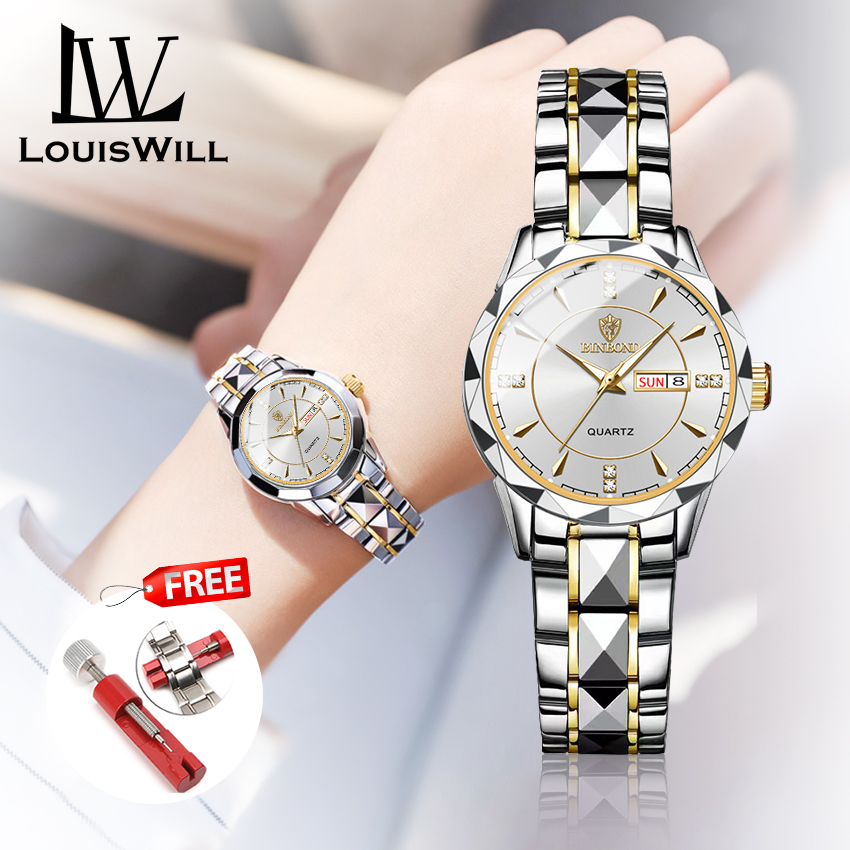 Double band watch online women's