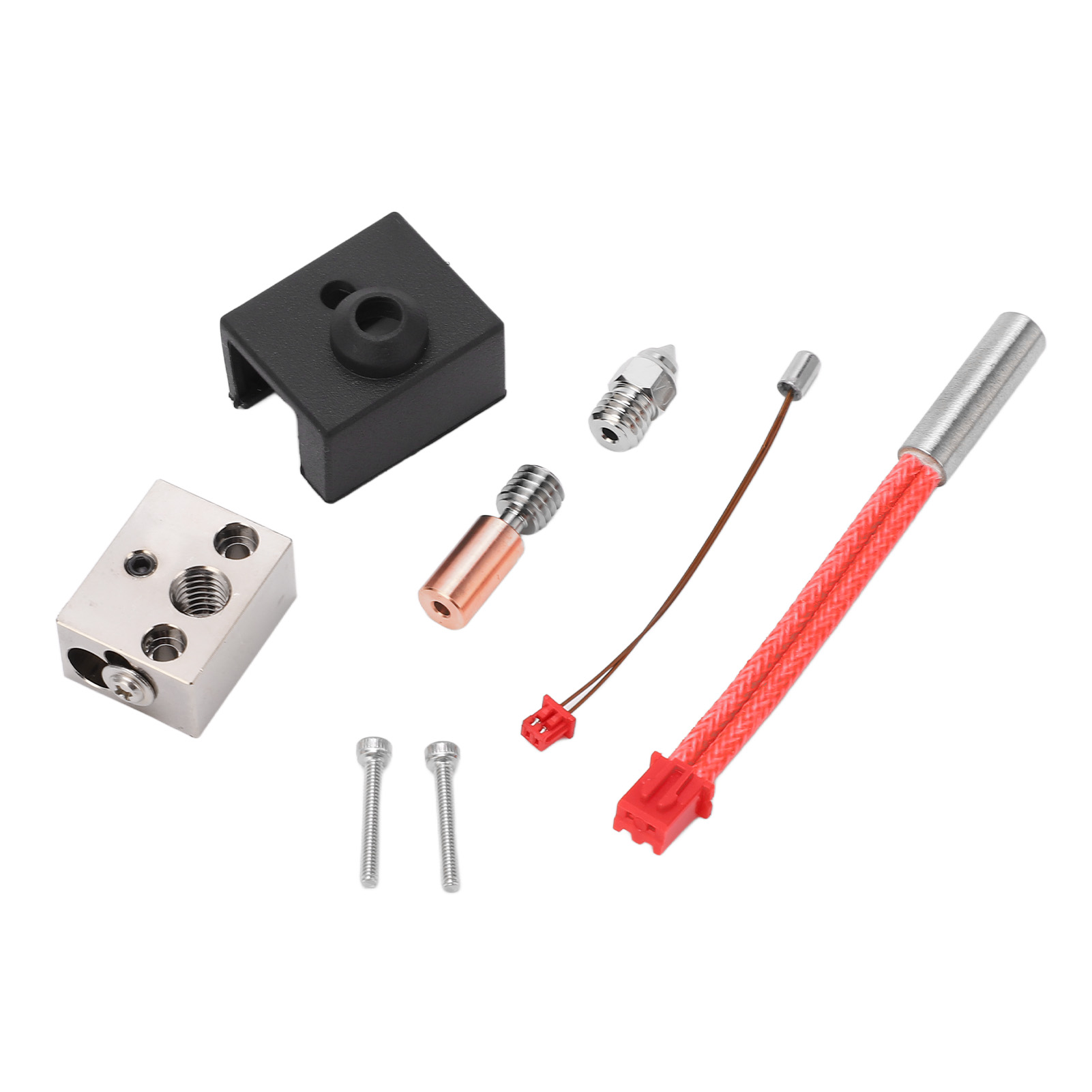 3D Printer Heating Block, 24V 40W Sturdy 3D Printer Hotend for Replacement. 